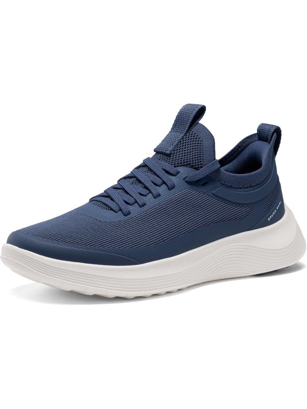 Bruno Marc Men's Navy Lightweight Comfort And Breathable Laces Walking Sneakers